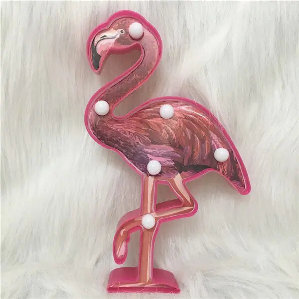 Creative LED Flamingo Shaped Light, Unicorn Lamp