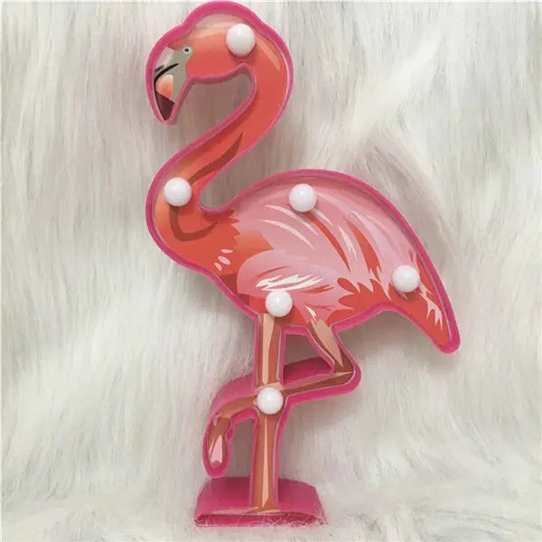Creative LED Flamingo Shaped Light, Unicorn Lamp